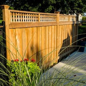 Pressure treated fence and deck Pressure treated fence and deck construction design